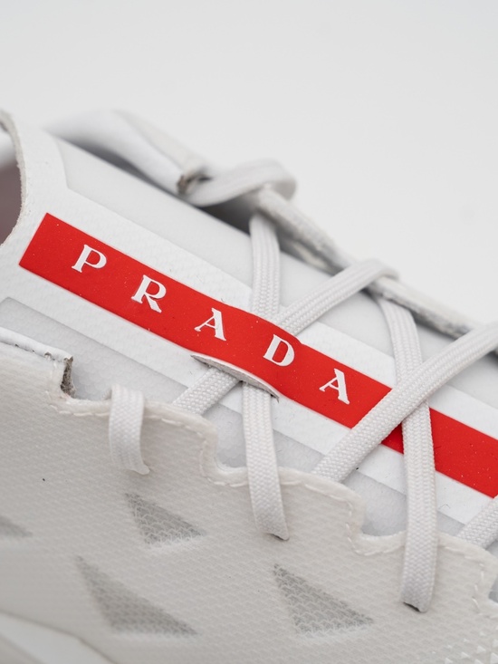 Adidas x Prada X Crazyfast Lux.1 FG Silver White Red IE3178 Men\'s Size 12 US main image 7